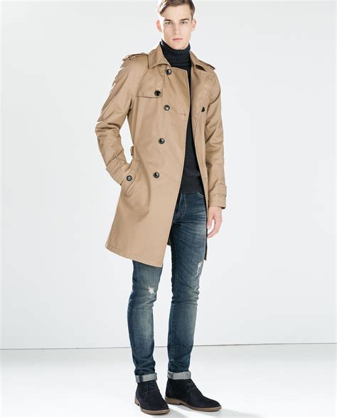 trench uomo zara